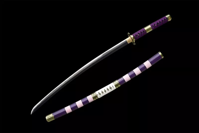 Katana Luffy Nidai Kitetsu (acier Au Carbone 1060)