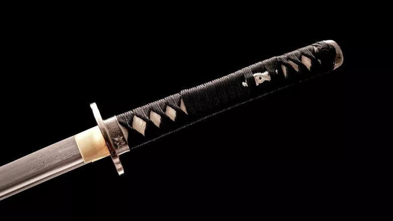 Katana Daisen (acier Damas)