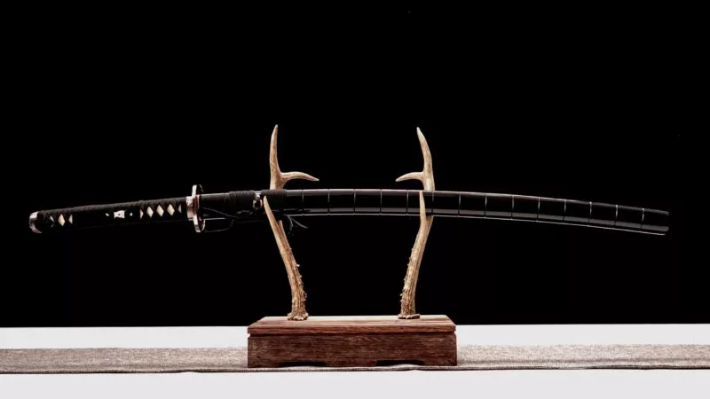 Katana Daisen (acier Damas)