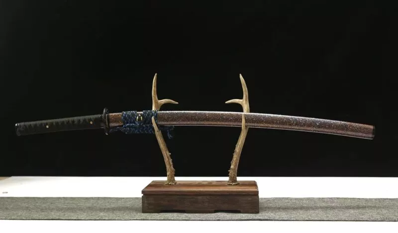 Katana Towada (acier Au Carbone 1060 Véritable Peau De Raie)