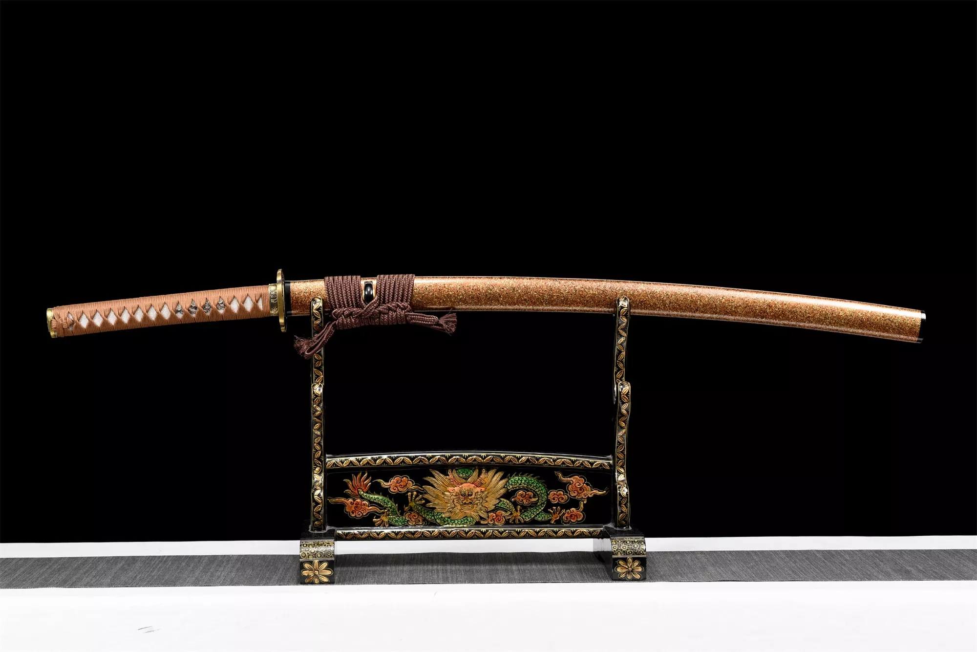 Katana Kanazawa (acier Damas Véritable Hamon & Peau De Raie)