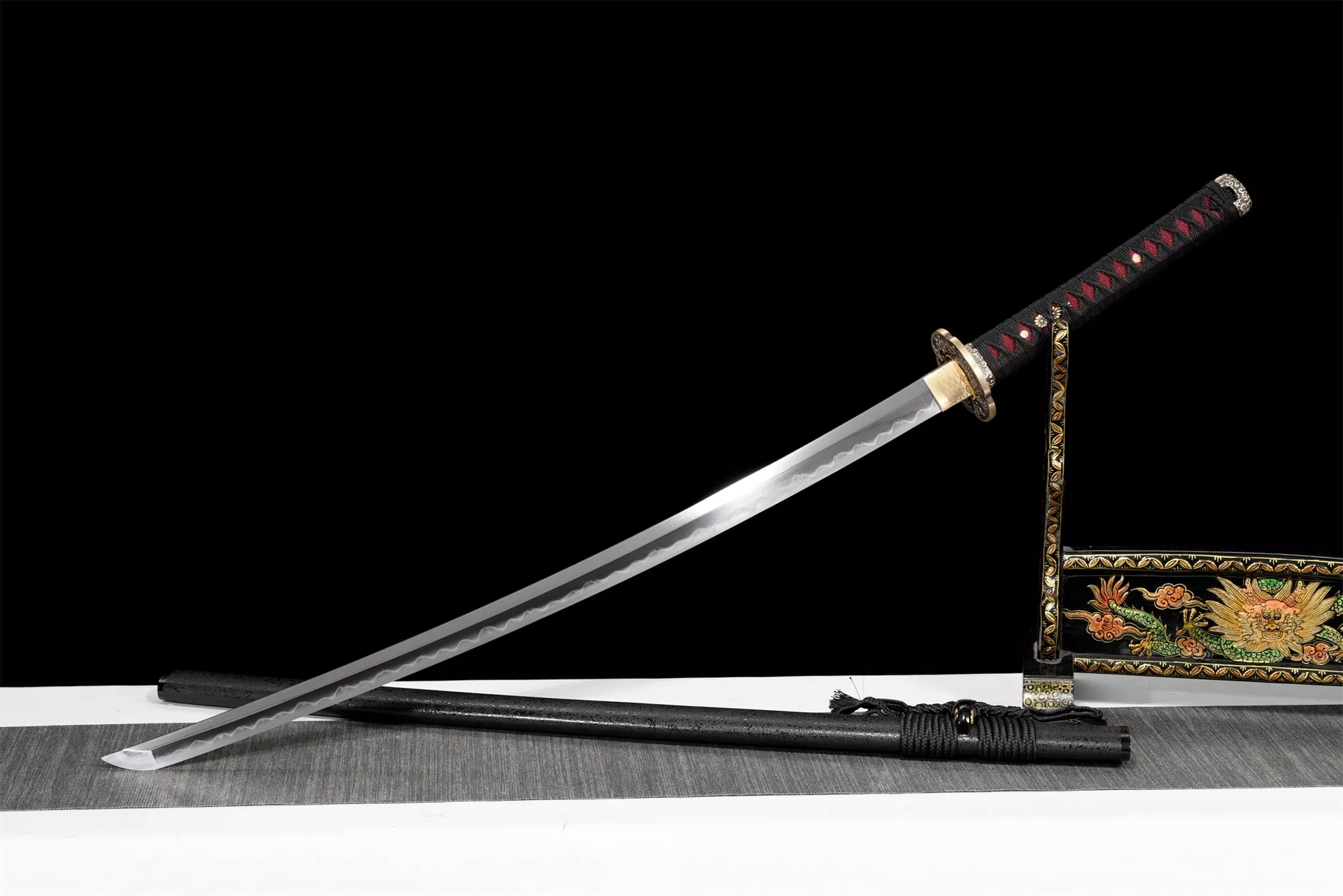Katana Tono (acier T8 Véritable Hamon Gunome & Véritable Peau De Raie)
