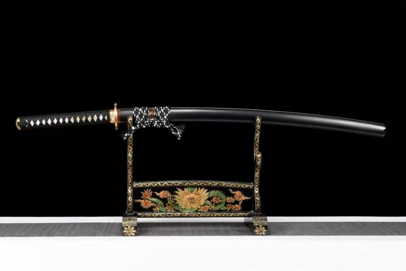 Katana Kuji (acier T10 & Véritable Hamon & Peau De Raie)