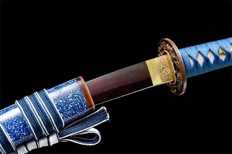 Tanto Sabae (acier Damas Torsadé)