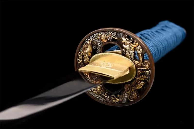 Tanto Sabae (acier Damas Torsadé)